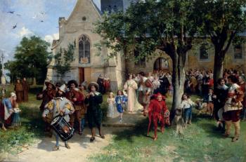 Jozef Israels : Jacomin Alfred Louis Vigny The Baptism